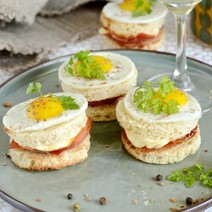 Mini Croque-Madame mit Soumaintrain