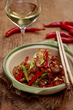 Geräucherter Hunan-Speck - Chablis-Weine