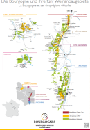 Die Bourgogne und ihre fünf Regionen