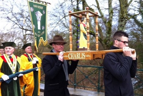 Der Heilige Vinzenz, Schutzpatron der Winzer - Chablis in der Bourgogne