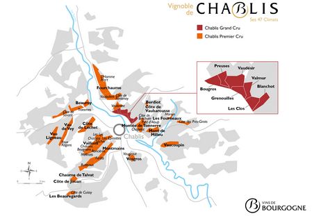 Chablis und seine 47 Climats